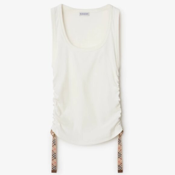 BURBERRY FESTIVAL COTTON BLEND TANK TOP SIZE MEDIUM NWT - Picture 1 of 6